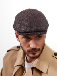 Кепка мужская реглан COVENTRY темная, нейтрального цвета — изображение 4