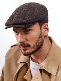 Кепка мужская реглан COVENTRY темная, нейтрального цвета — изображение 6
