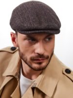 Кепка мужская реглан COVENTRY темная, нейтрального цвета