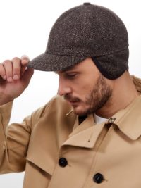 Теплая мужская бейсболка BASEBALL EARFLAP теплого цвета — изображение 5