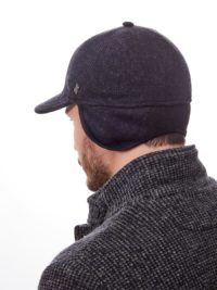 Мужская бейсболка теплая BASEBALL EARFLAP холодного цвета — изображение 2